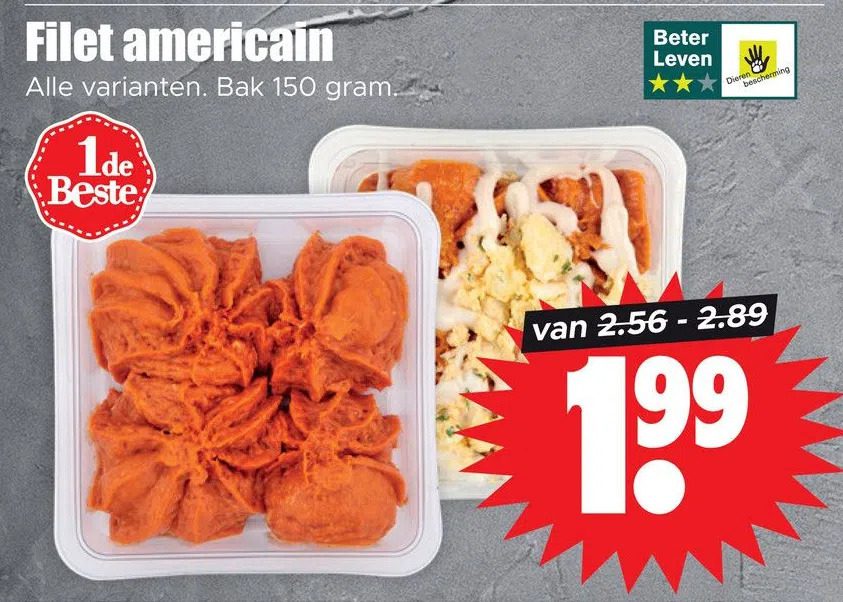 Aanbiedingen Filet americain voor  tegen de beste prijs