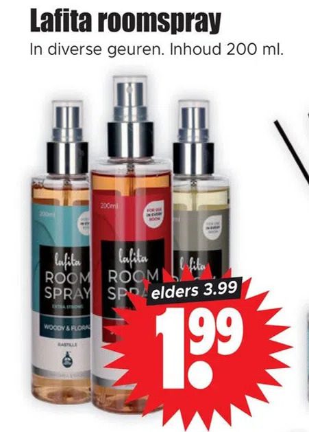 Aanbiedingen Lafita roomspray voor  tegen de beste prijs