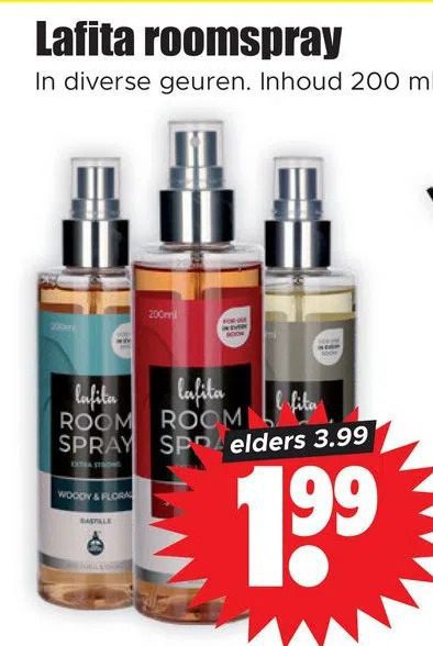 Aanbiedingen Lafita roomspray voor  tegen de beste prijs