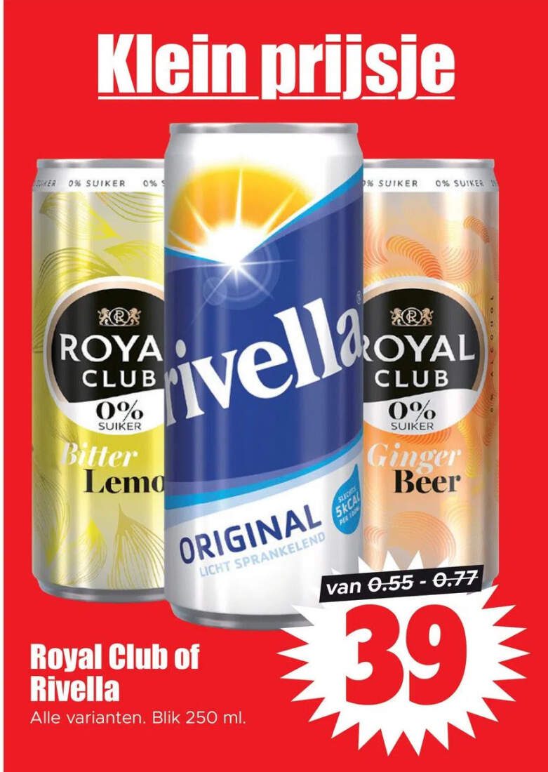 Aanbiedingen Royal club of rivella voor  tegen de beste prijs