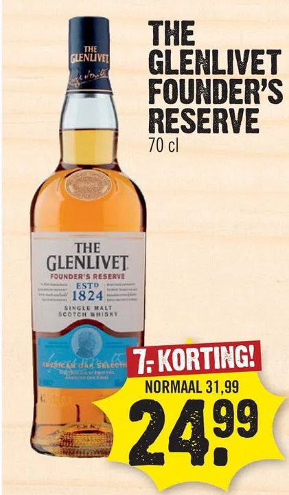 Aanbiedingen The glenlivet founder's reserve voor  tegen de beste prijs