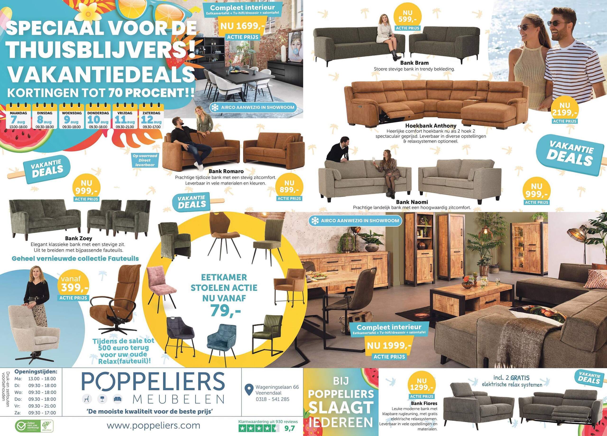 Poppeliers Meubelen Folder 07.08.2023 - 12.08.2023