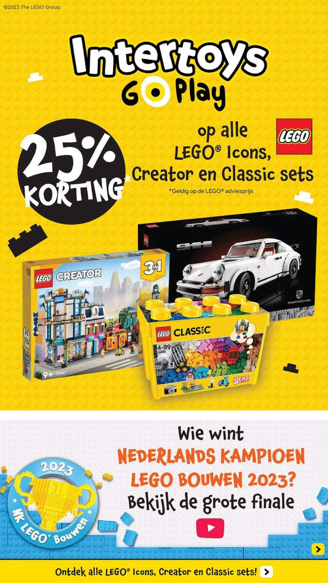Intertoys Lego Folder 13.10.2023 - 22.10.2023