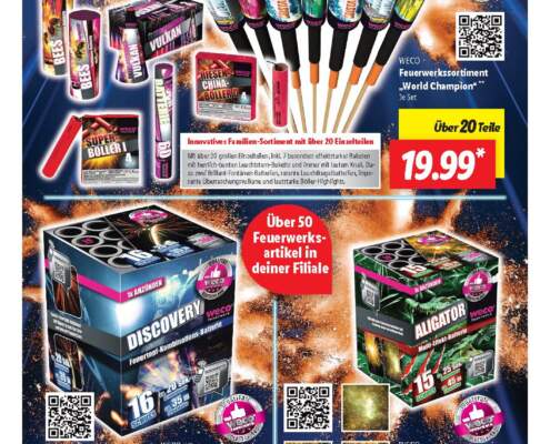 Lidl Duitsland Vuurwerk 20242025 - DE - vanaf 28 december 2024