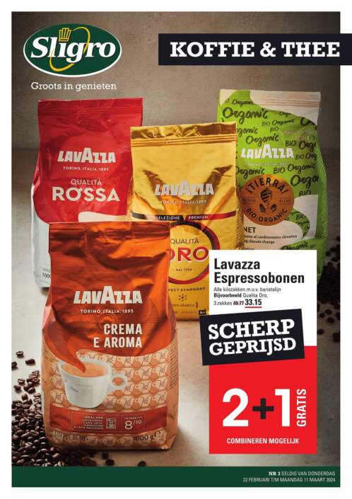 Sligro Koffie Thee Folder 22.02.2024 - 11.03.2024