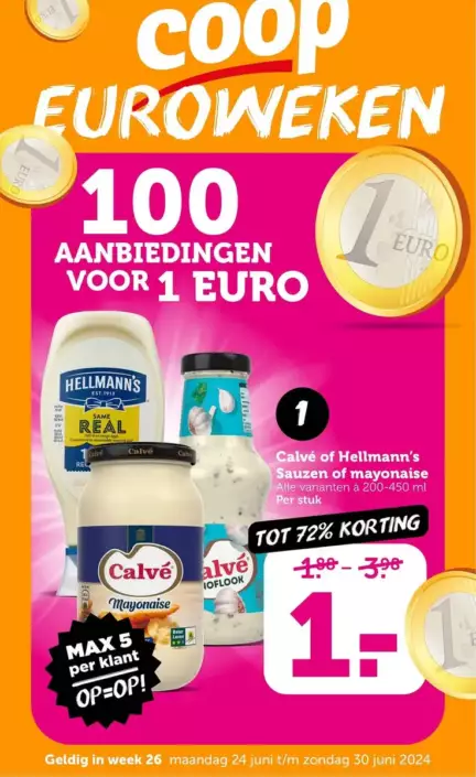 Coop Actie Folder 24.06.2024 - 3.06.2024 - Week 26