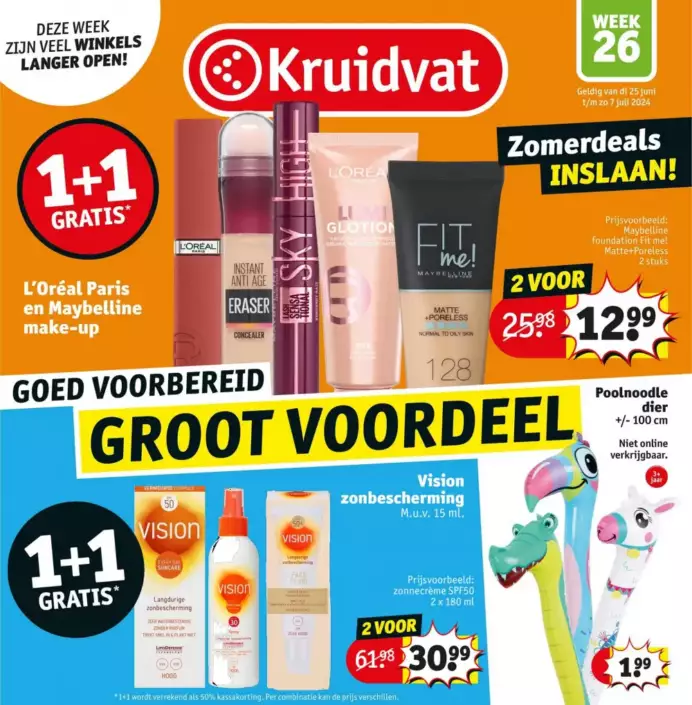 Kruidvat Folder Week 26 - 25.06.2024 - 07.07.2024