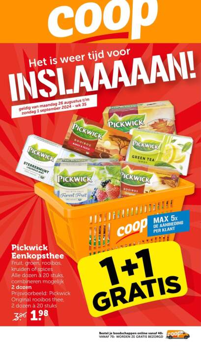 Coop Actie Folder 26.08.2024 - 31.08.2024 - Week 35