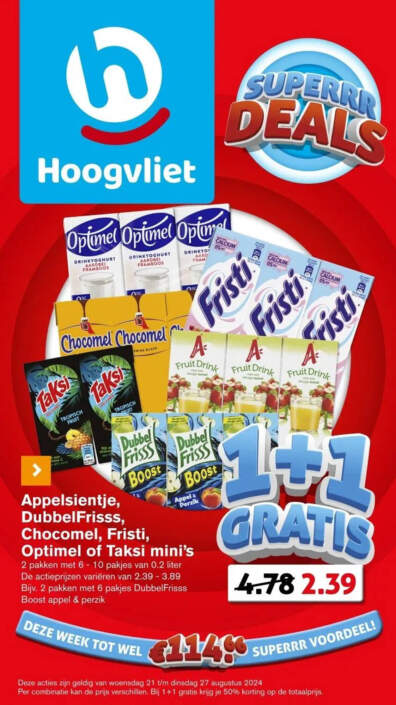 Hoogvliet Folder 21.08.2024 - 27.08.2024