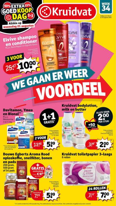 Kruidvat Folder Week 34 - 19.08.2024 - 25.08.2024