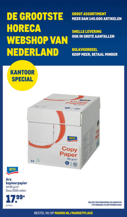 Makro Folder 28.08.2024 - 04.09.2024 - Webshop kantoor special