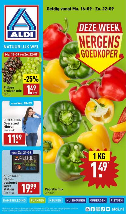 Aldi Folder Week 38 - 16.09.2024 – 22.09.2024