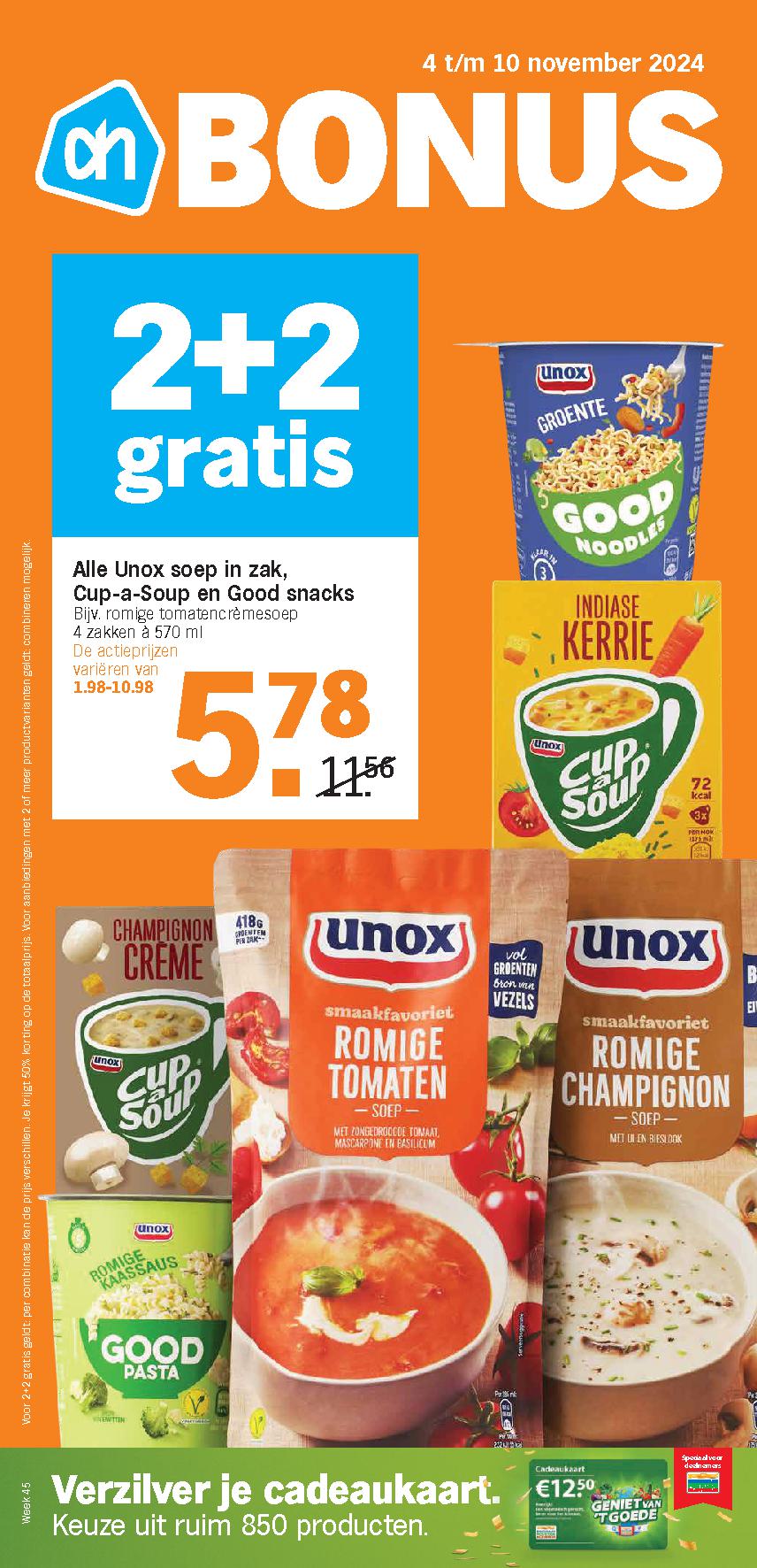 Albert Heijn Folder 04.11 - 10.11.2024 - AH Folder Week 45