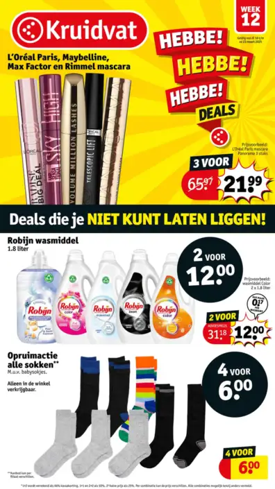 Kruidvat Folder Week 12 - 18.03.2025 - 23.03.2025