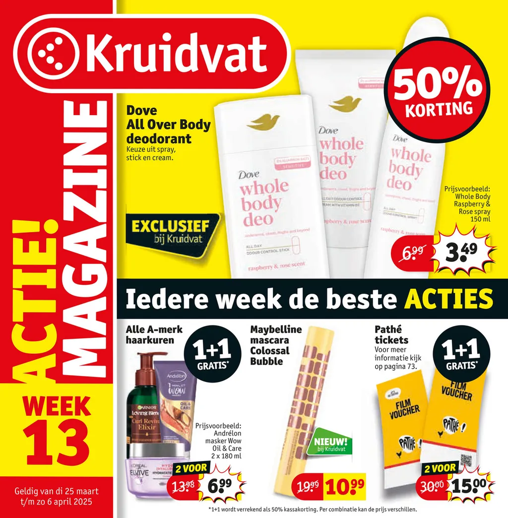 Kruidvat Folder Week 13 - 25.03.2025 - 06.04.2025