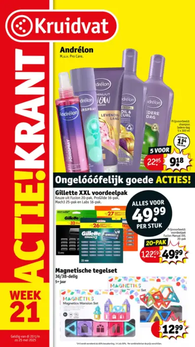 Kruidvat Folder Week 21 - 20.05.2025 - 25.05.2025