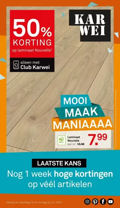 Karwei Folder 16.06.2025 - 22.06.2025