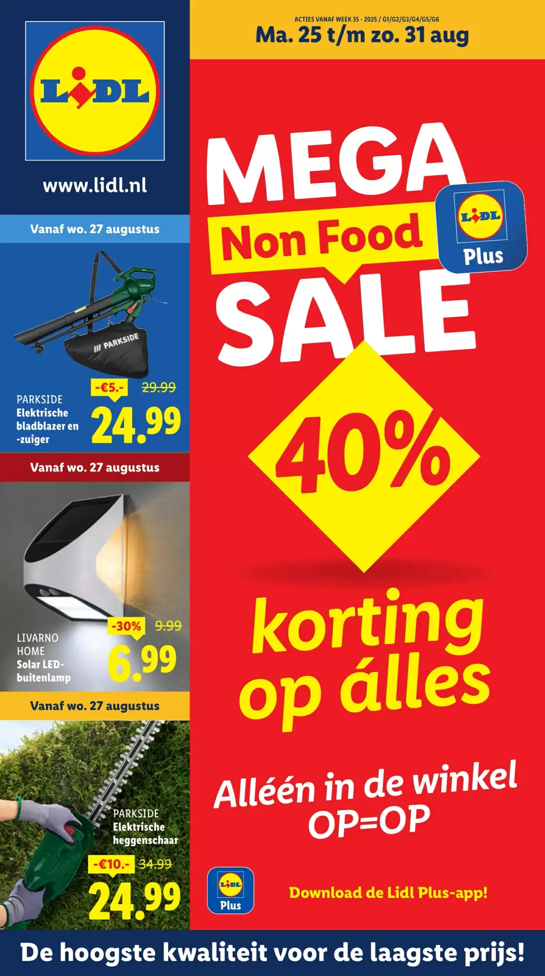 Lidl Folder 25.08.2025 - 31.08.2025