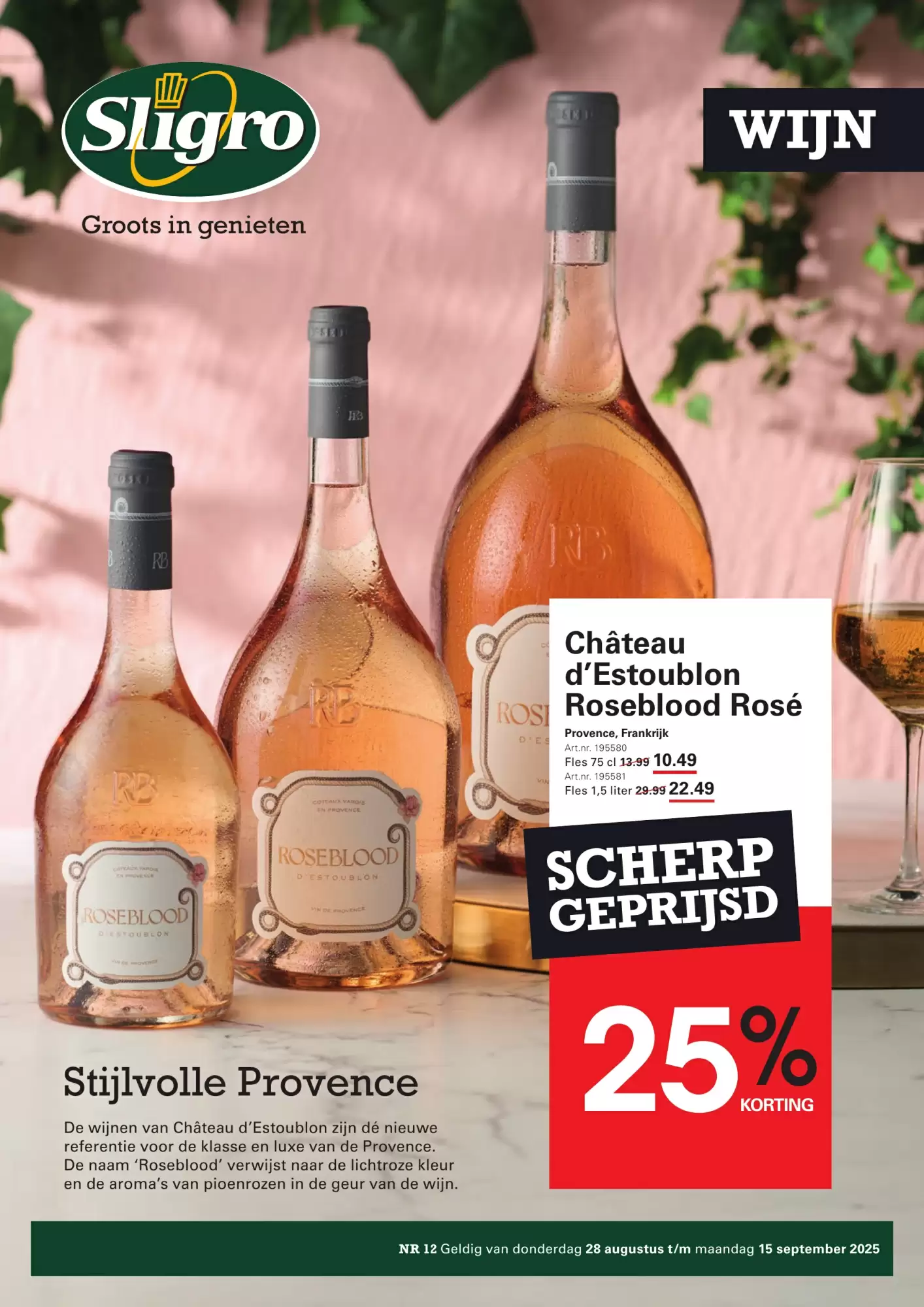 Sligro Folder 28.08.2025 - 15.09.2025