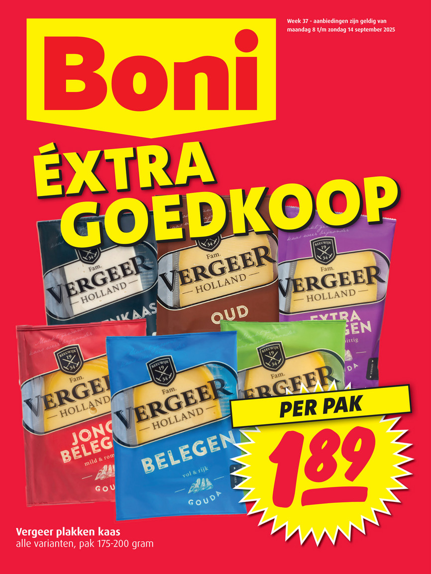 Boni Folder Week 37 geldig van 08.09.2025 tot 14.09.2025