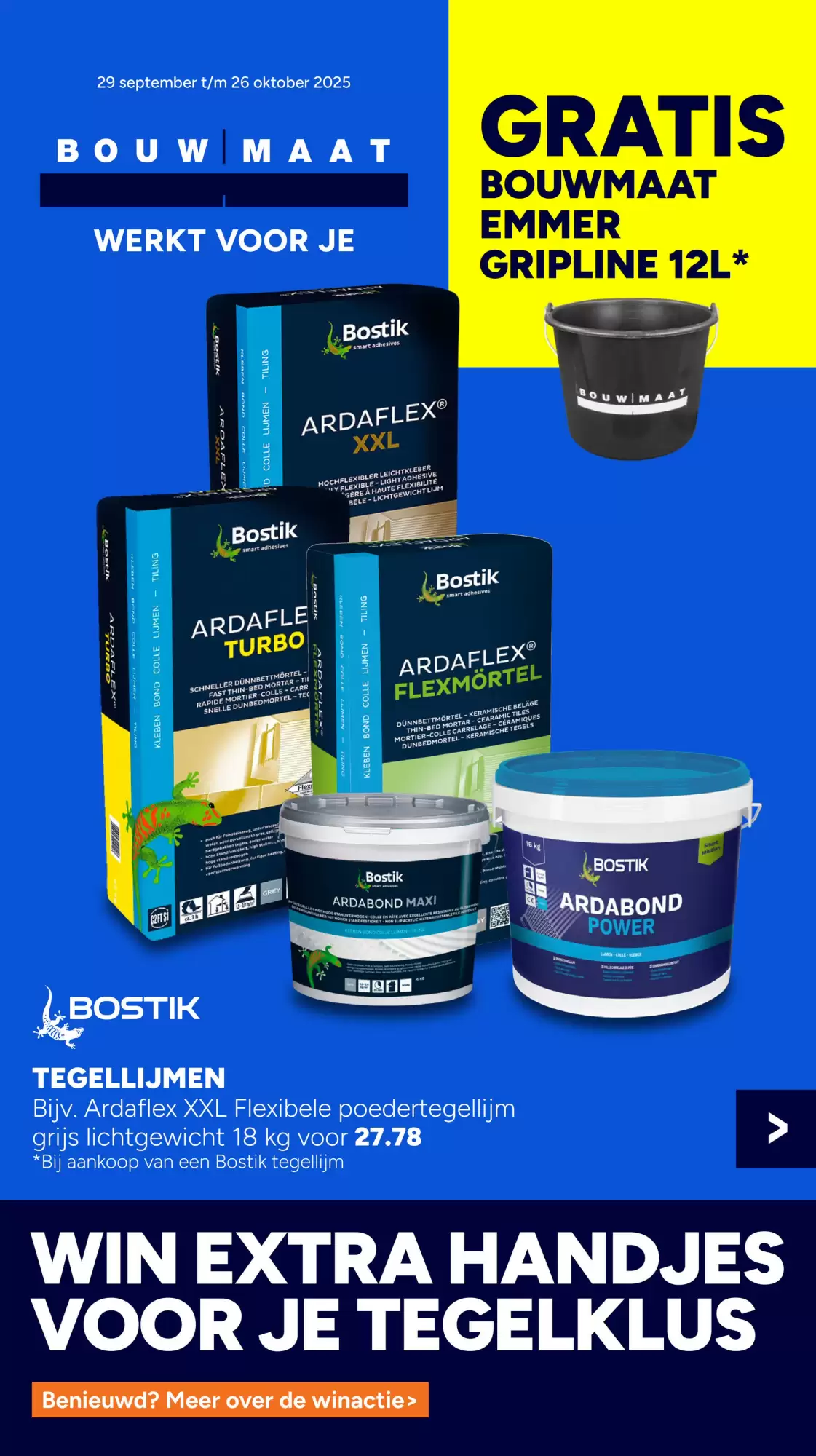 Bouwmaat Folder 29.09.2025 - 26.10.2025