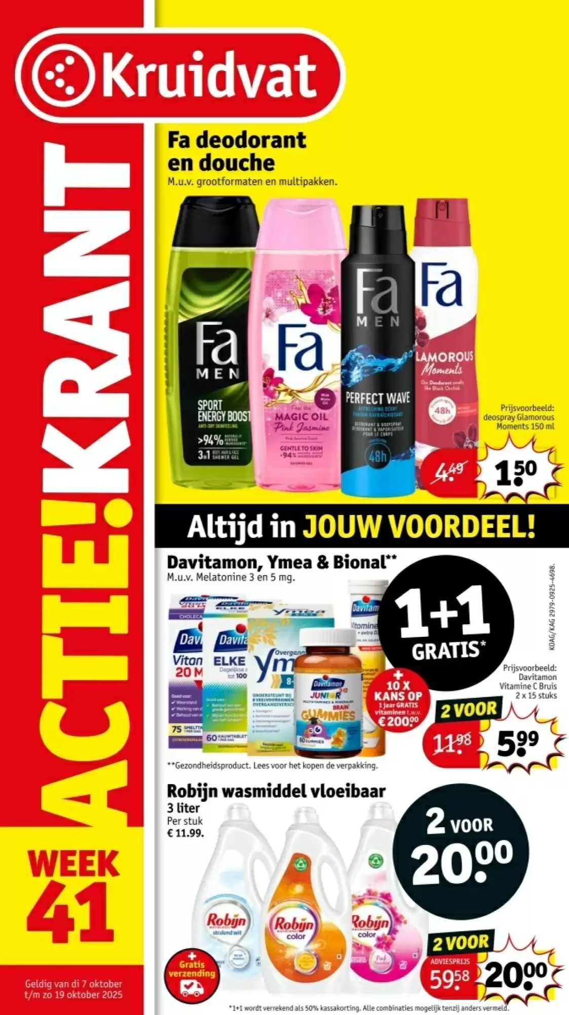 Kruidvat Folder 07.10.2025 - 19.10.2025