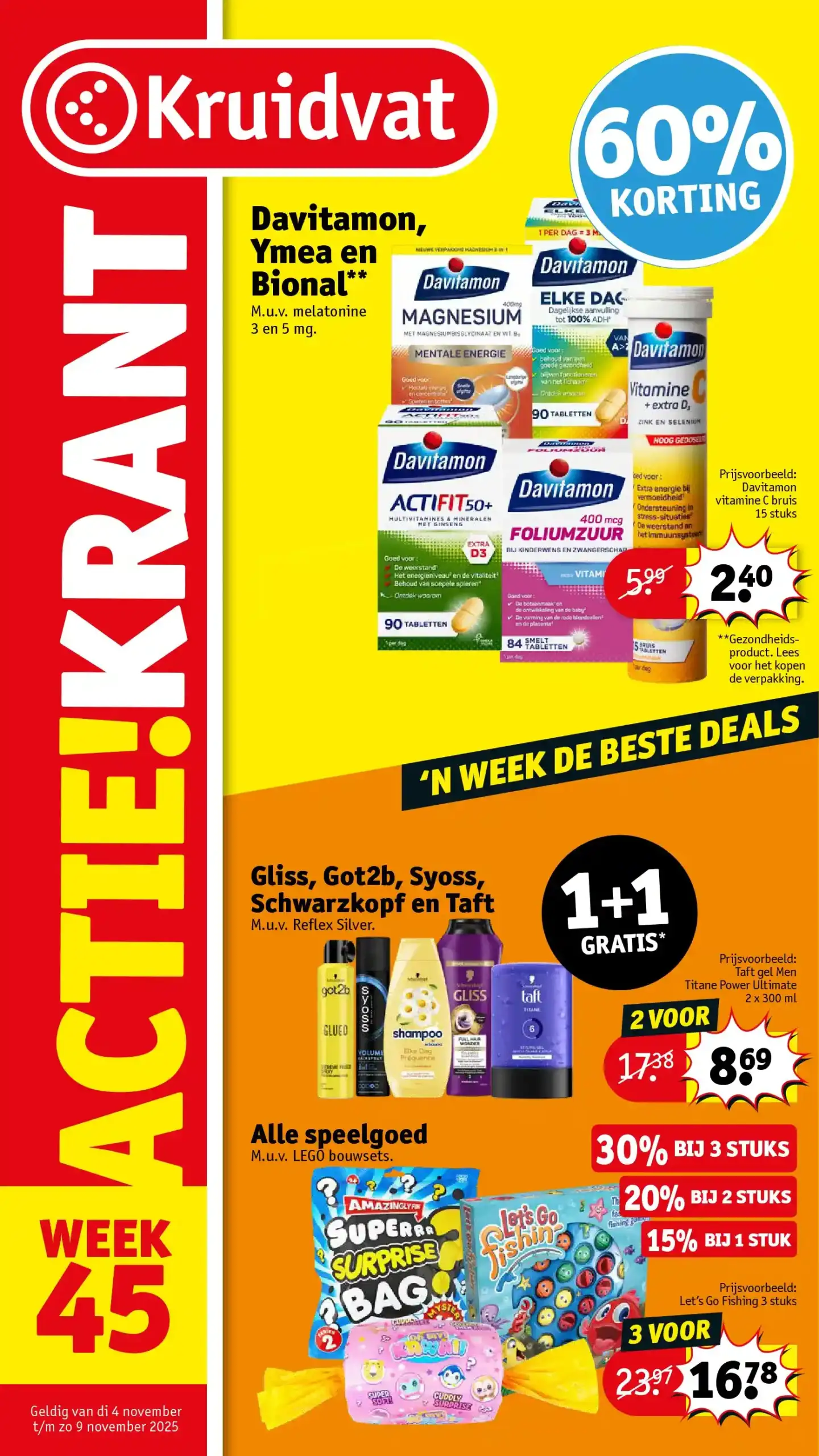 Kruidvat Folder Week 45 - 04.11.2025 - 09.11.2025