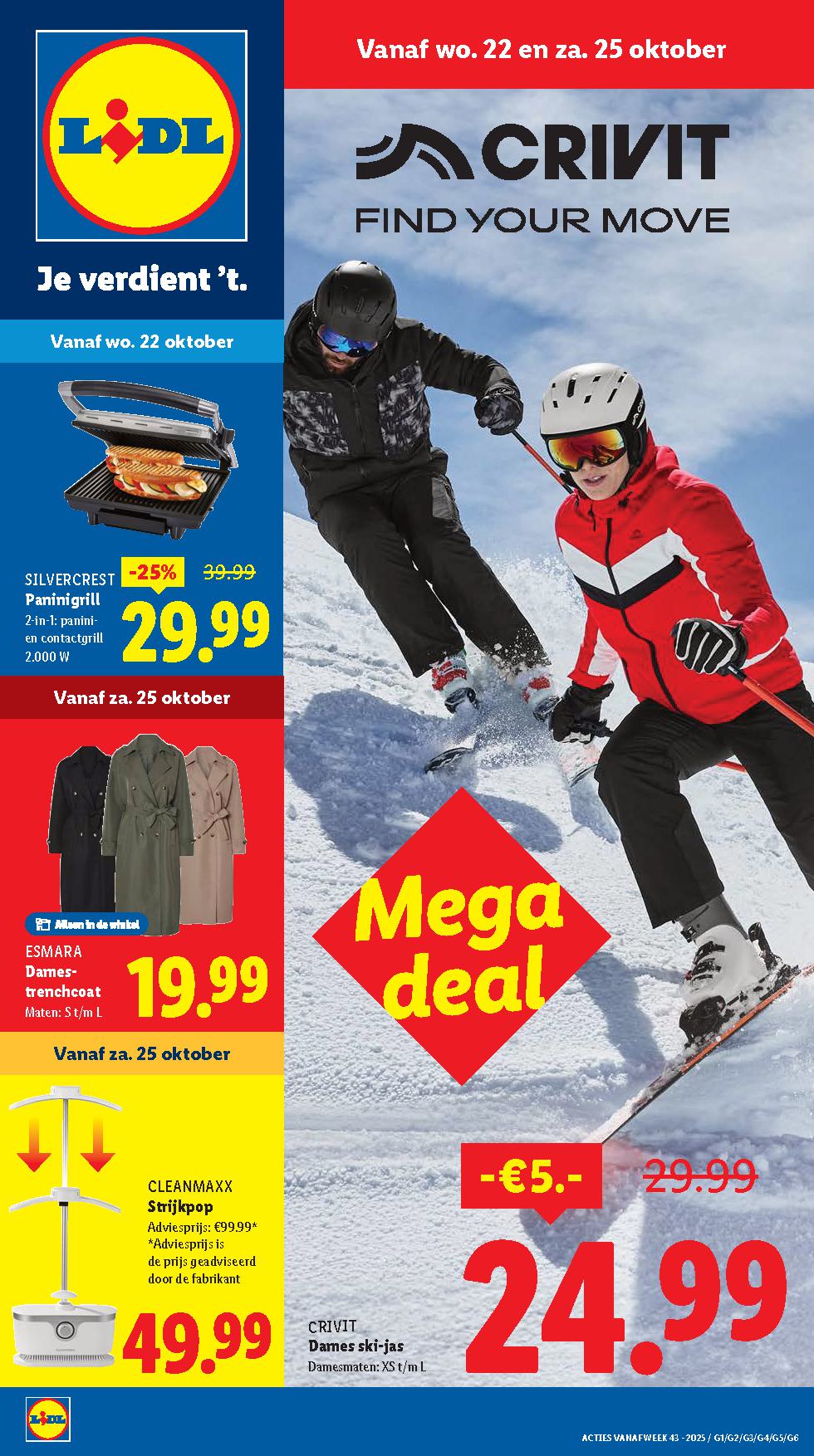 Lidl Folder Week 43 - 22.10.2025 - 25.10.2025 - non food