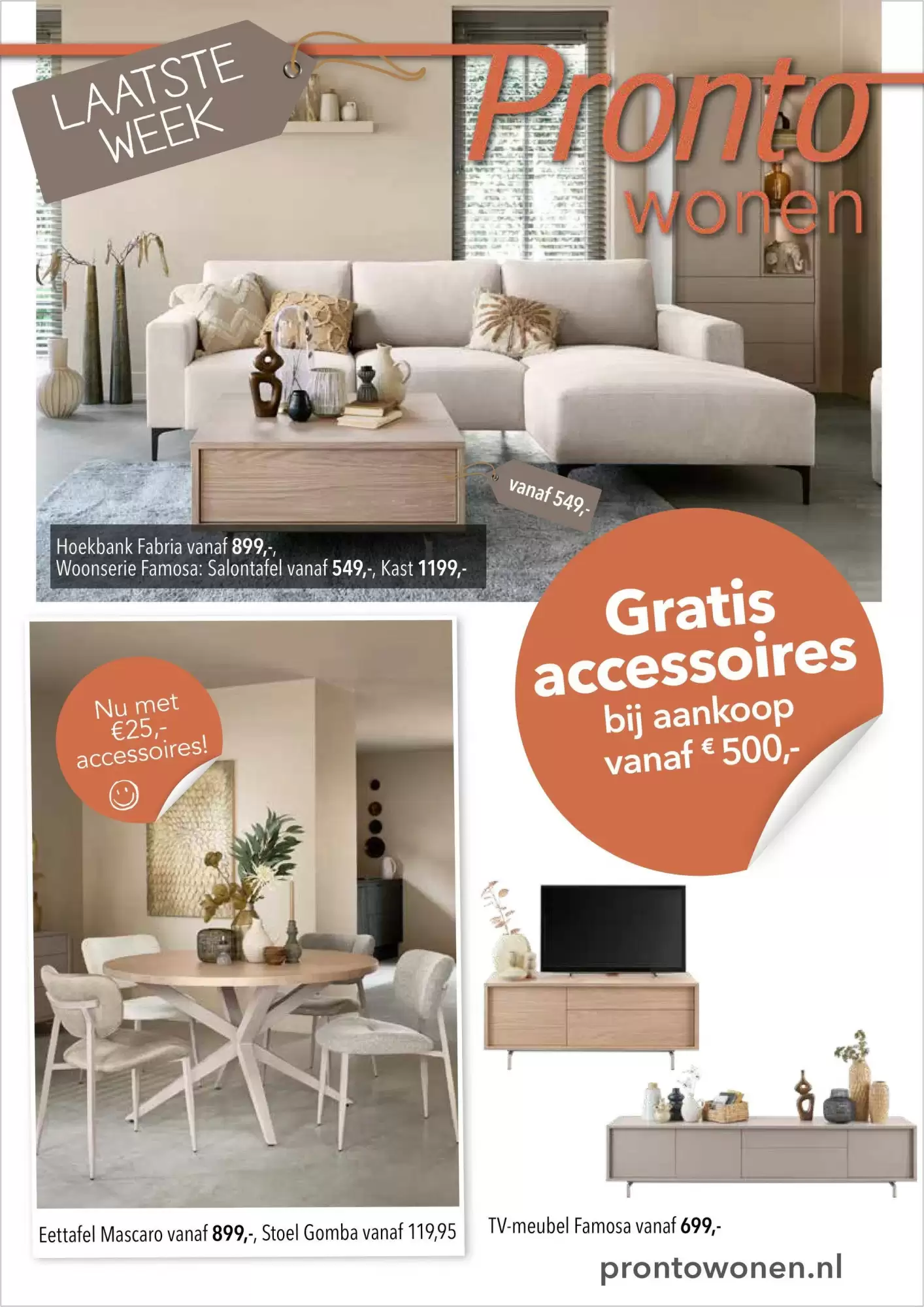 Pronto Wonen Folder 26.10.2025 - 02.11.2025