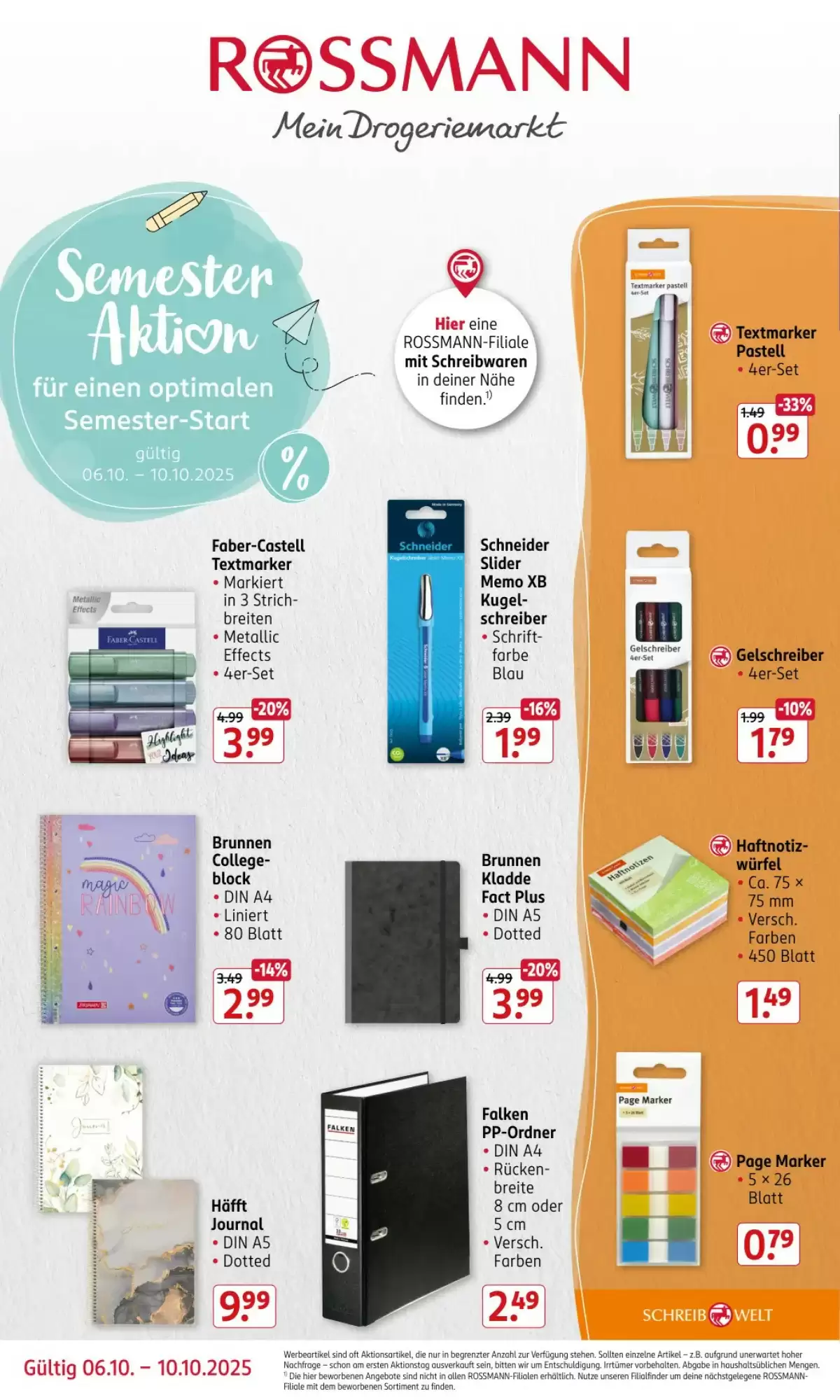 Rossmann Folder 06.10.2025 - 10.10.2025