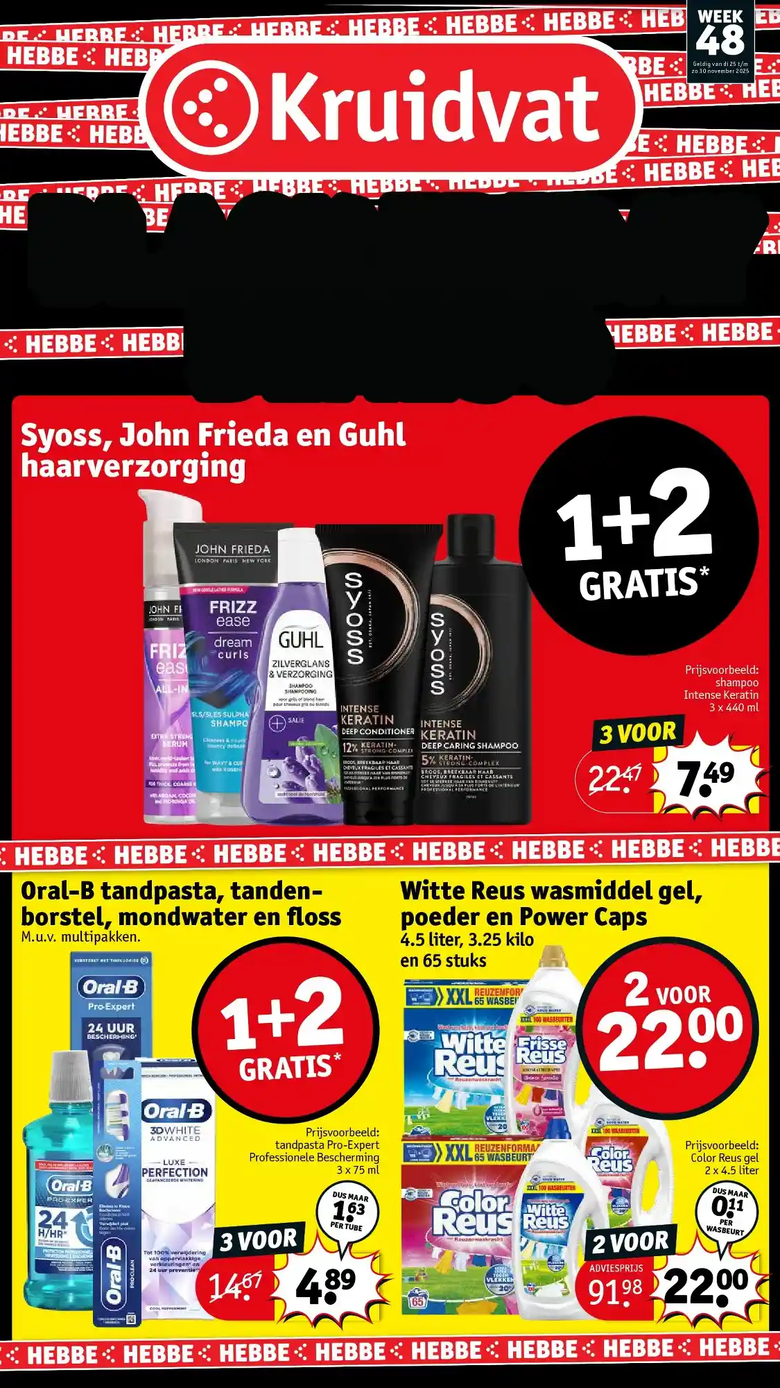 Kruidvat Folder Week 48 - 25.11.2025 - 30.11.2025 - Black Friday