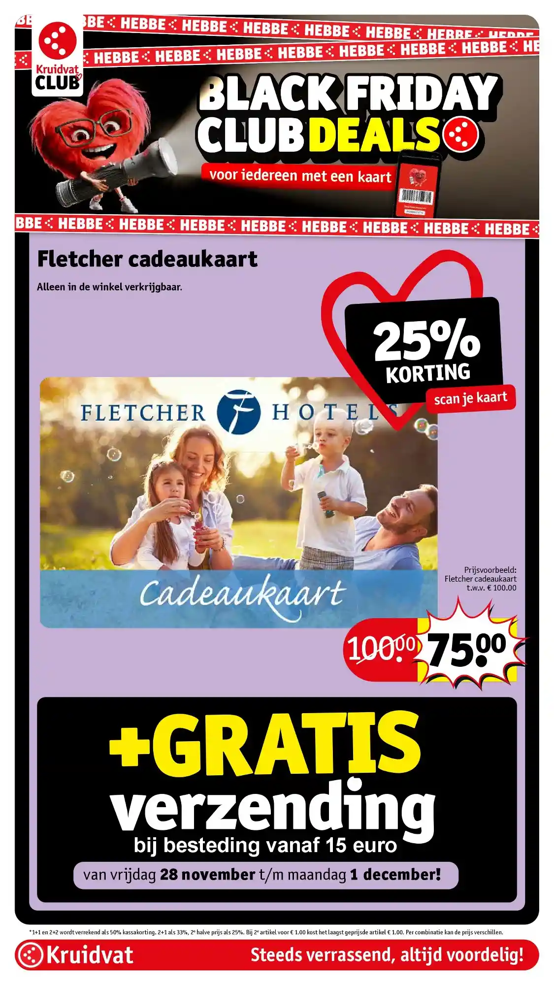 Kruidvat Folder Black Friday Club Deals - 28.11.2025 - 01.12.2025