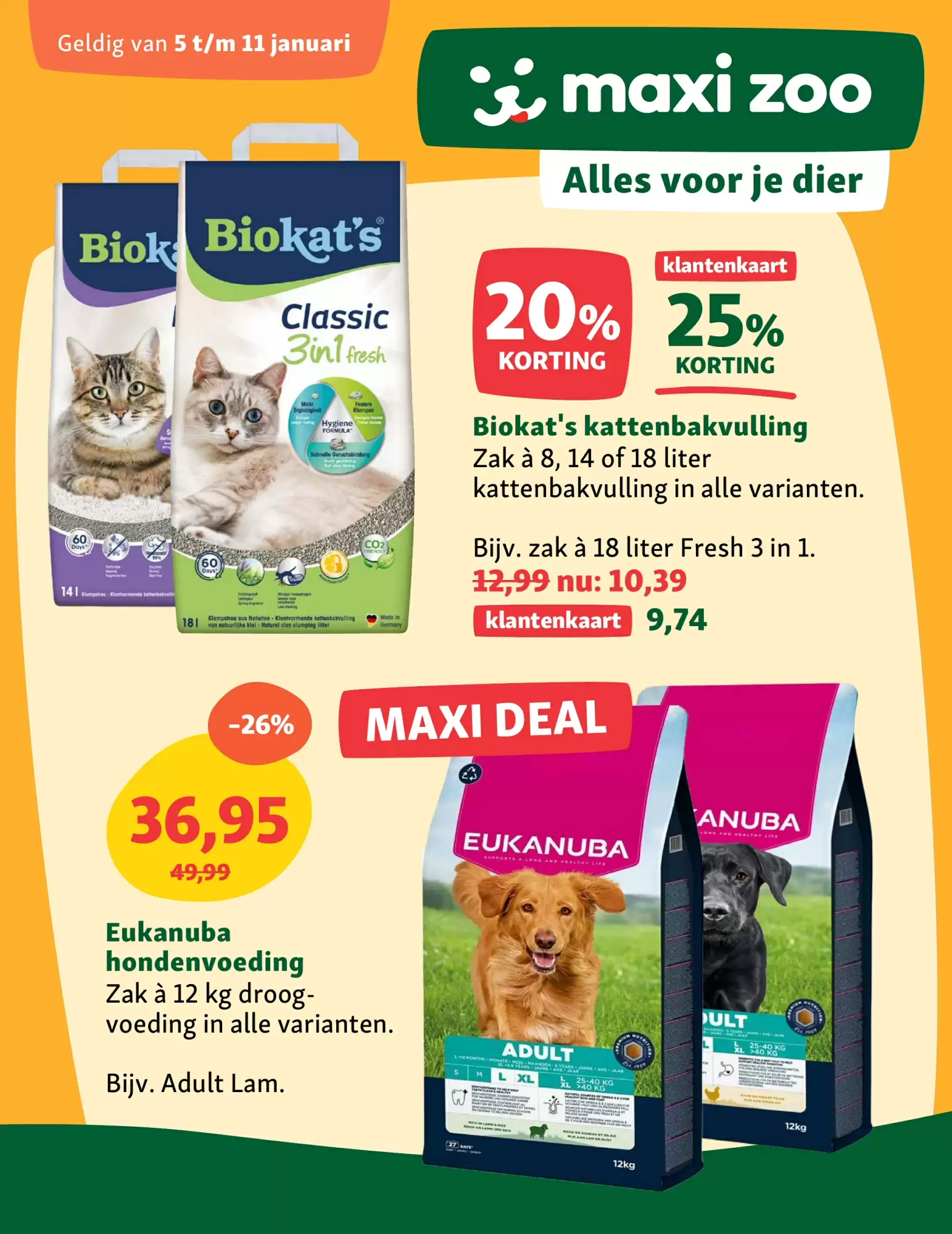Maxi Zoo Folder 05.01.2026 - 11.01.2026