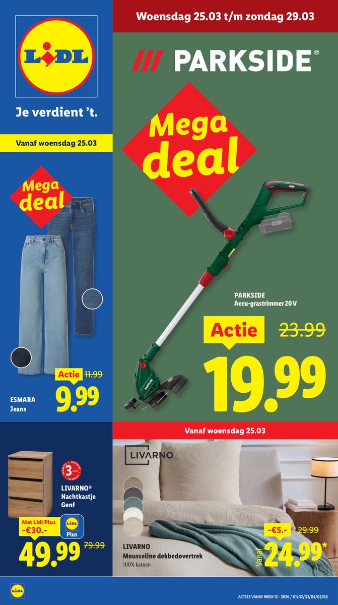 Lidl Folder Week 13 – 25.03.2026 – 29.03.2026