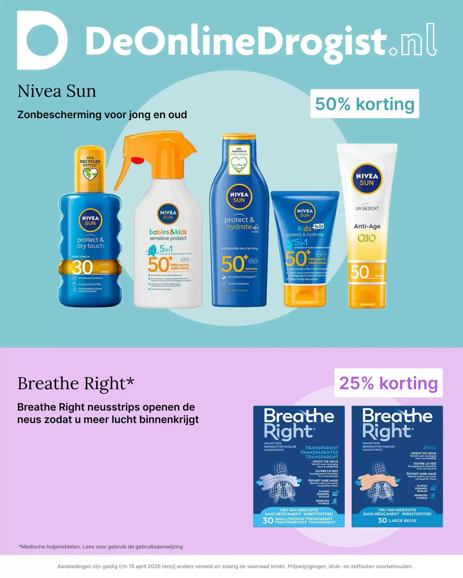 De Online Drogist Folder Week 15 – 06.04.2026 – 18.04.2026