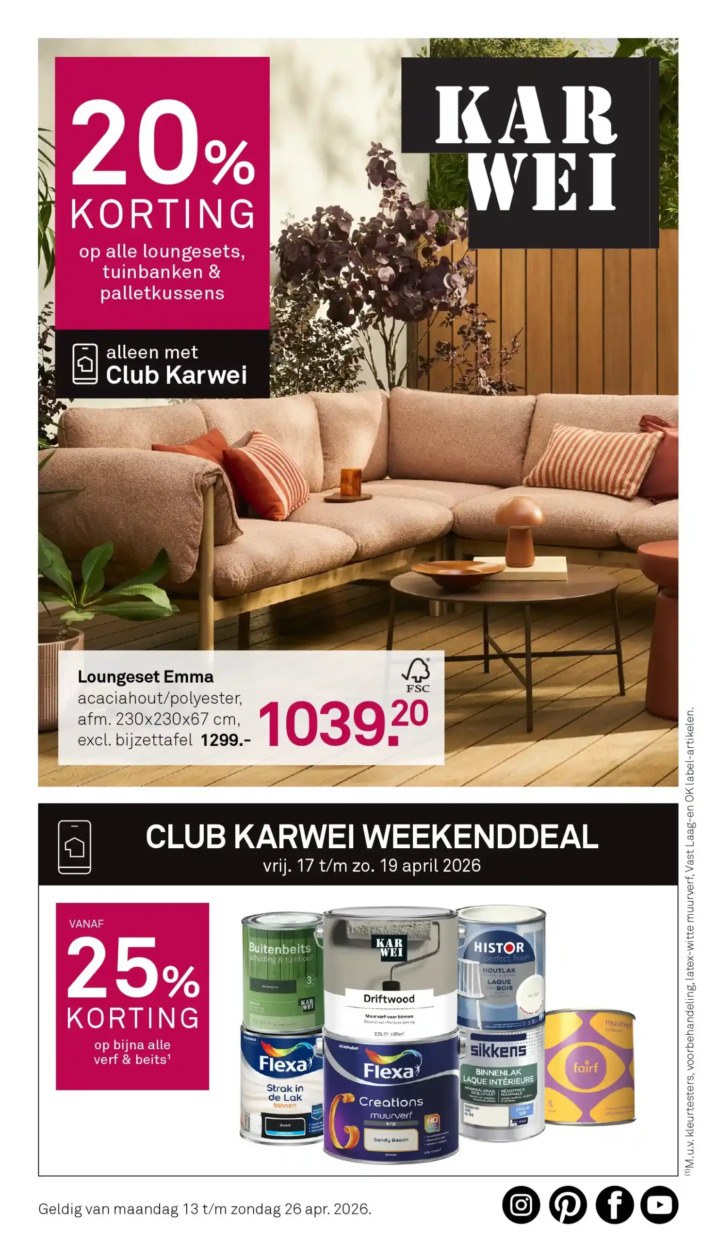 Karwei Folder Week 16 – 13.04.2026 – 26.04.2026