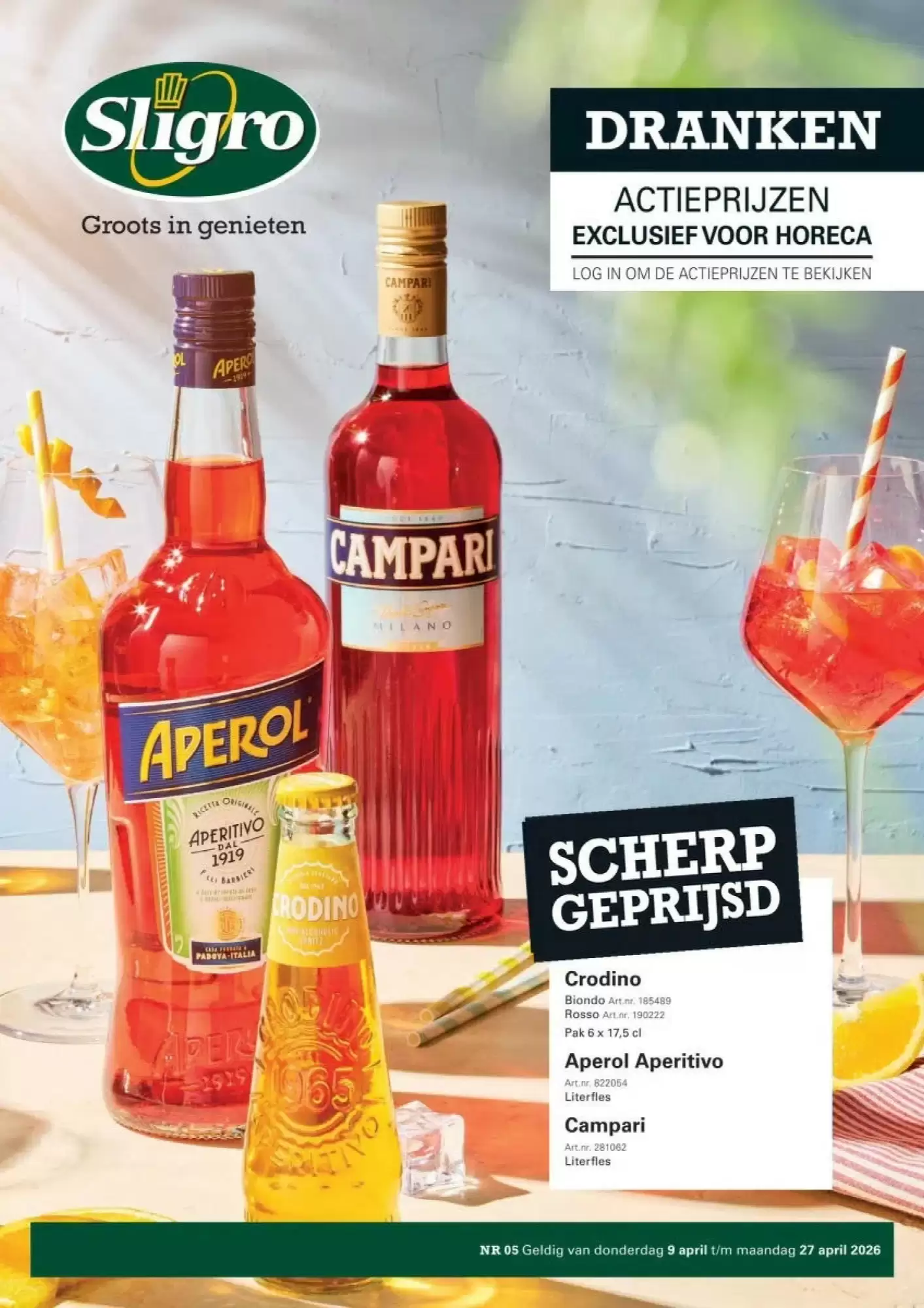 Sligro Folder Week 15 – 09.04.2026 – 27.04.2026