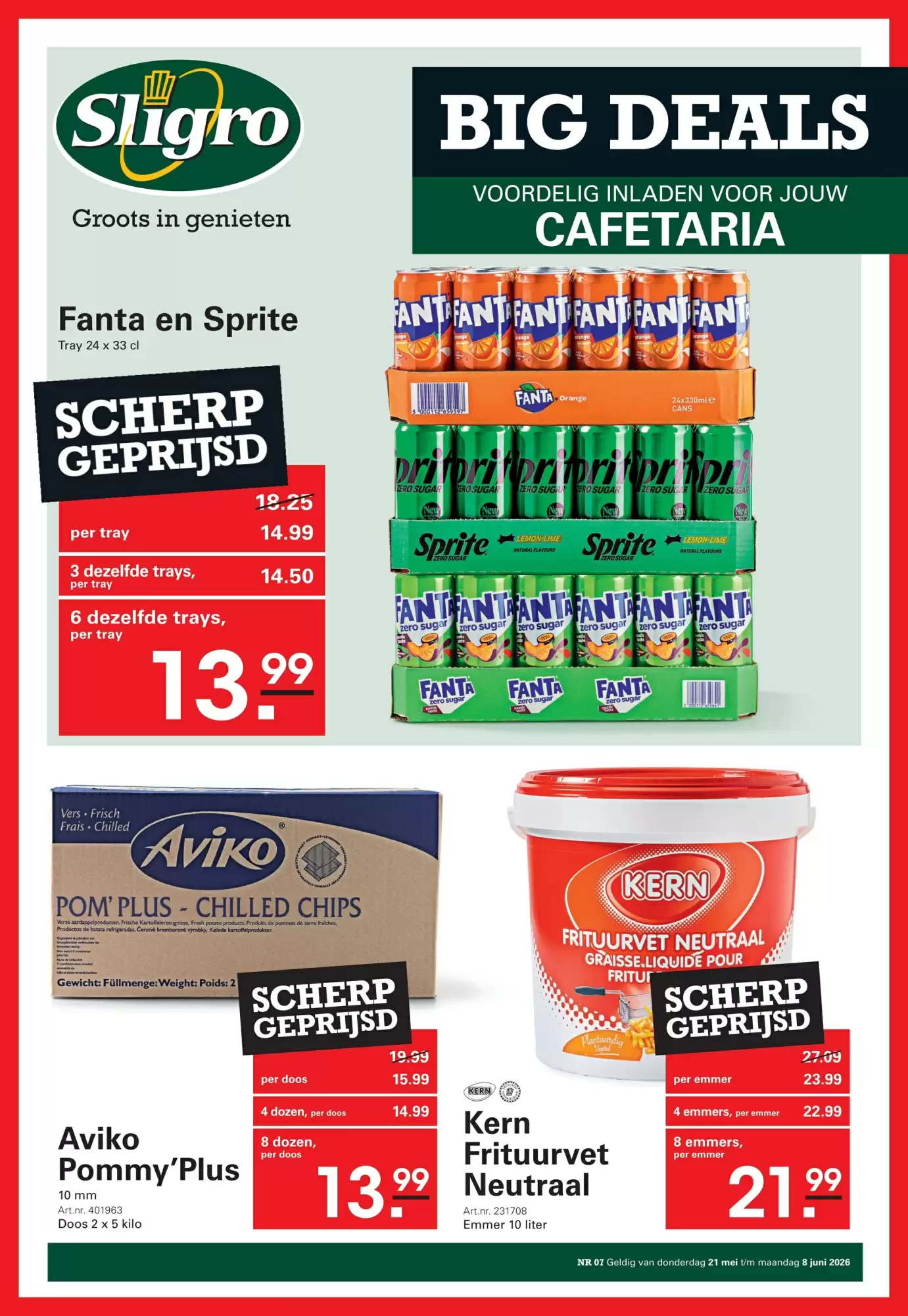 Sligro Folder Week 21 – 21.05.2026 – 08.06.2026