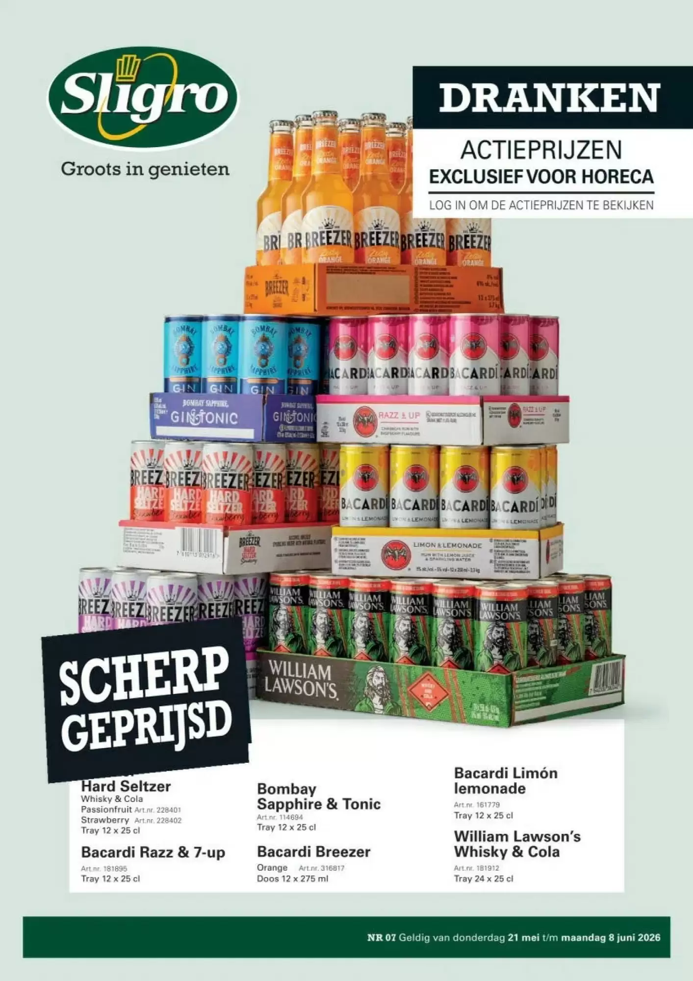 Sligro Folder Week 21 – 21.05.2026 – 08.06.2026