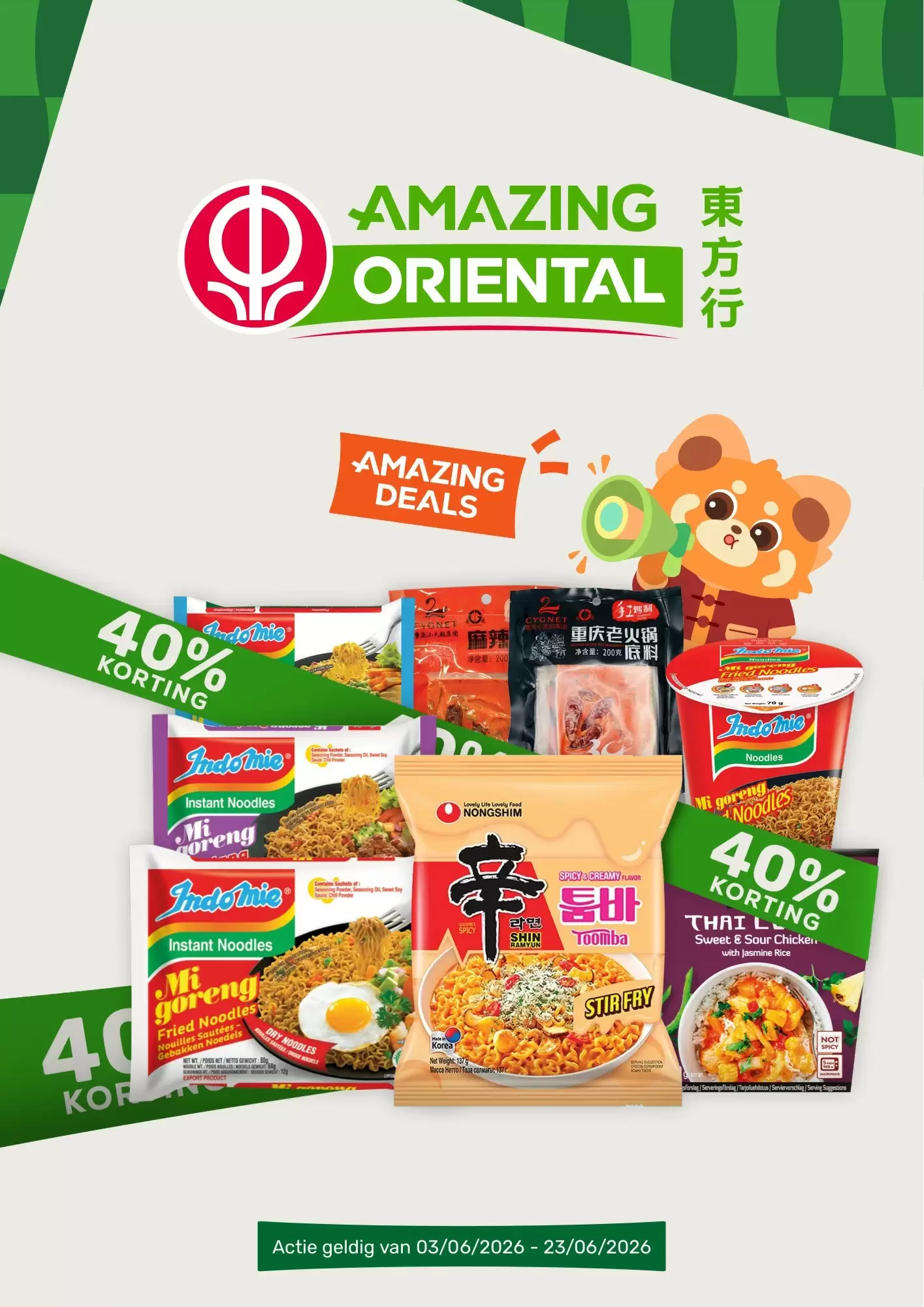 Amazing Oriëntal Folder Week 23 – 03.06.2026 – 23.06.2026
