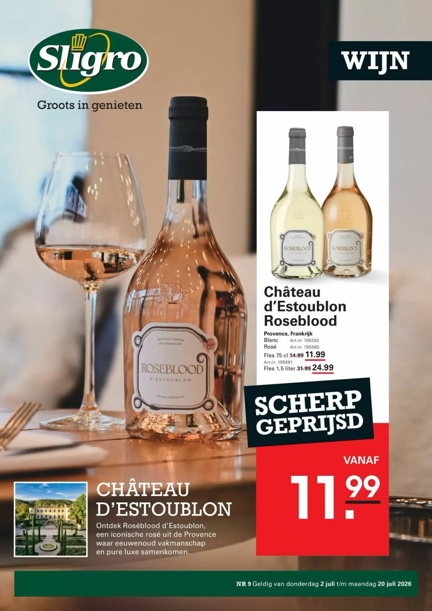 Sligro Folder Week 27 – 02.07.2026 – 20.07.2026