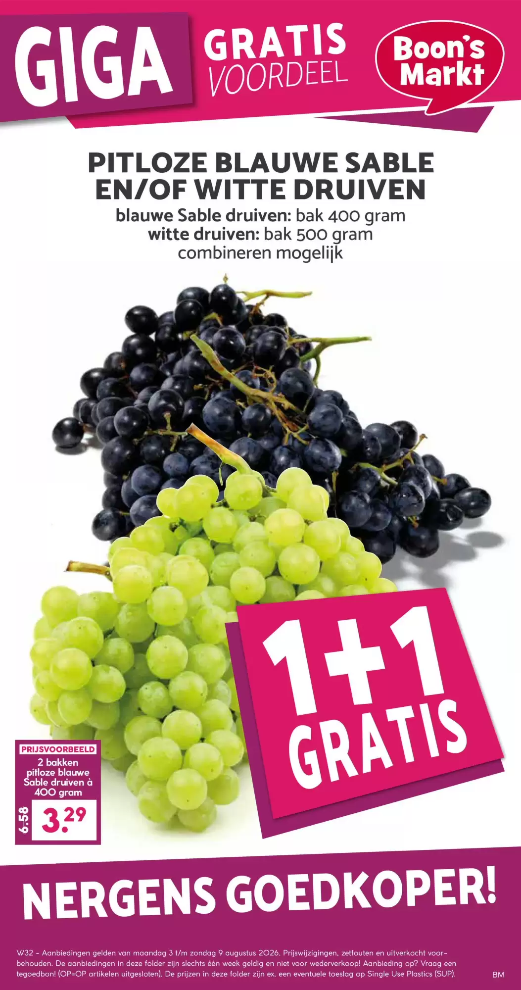 Boon's Markt Folder Week 32 – 03.08.2026 – 09.08.2026