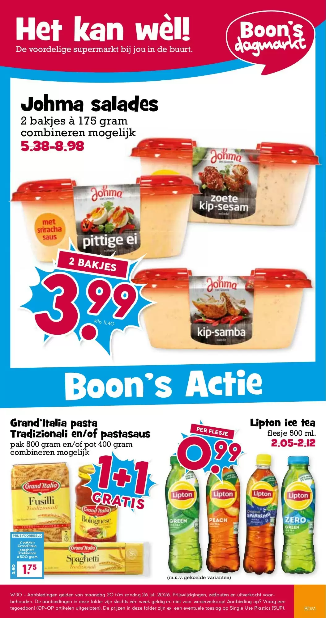 Boon's Markt Folder Week 30 – 20.07.2026 – 26.07.2026