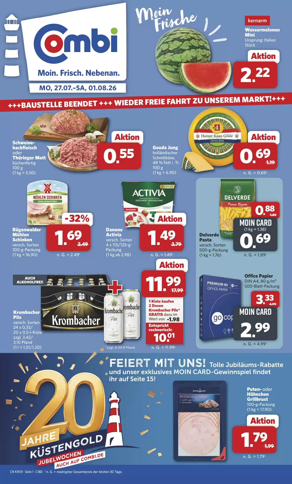 Combi Folder Week 31 – 27.07.2026 – 01.08.2026