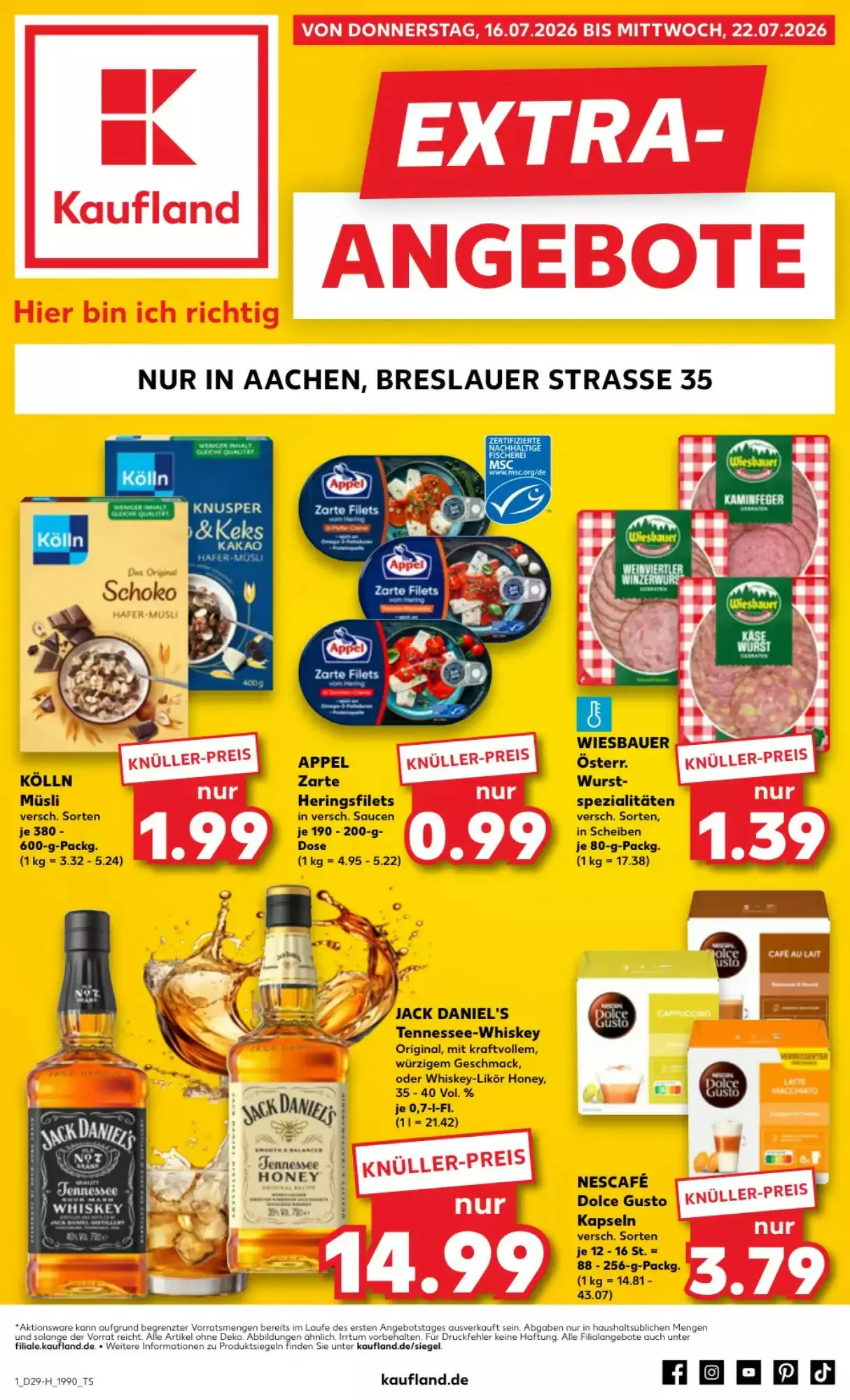 Kaufland Folder Week 29 – 16.07.2026 – 22.07.2026