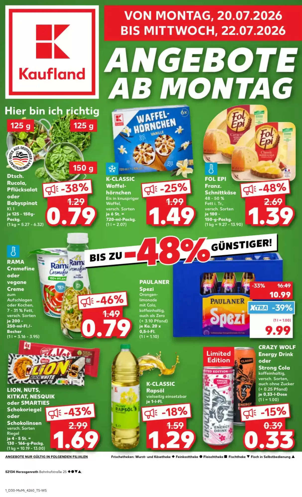 Kaufland Folder Week 30 – 20.07.2026 – 22.07.2026
