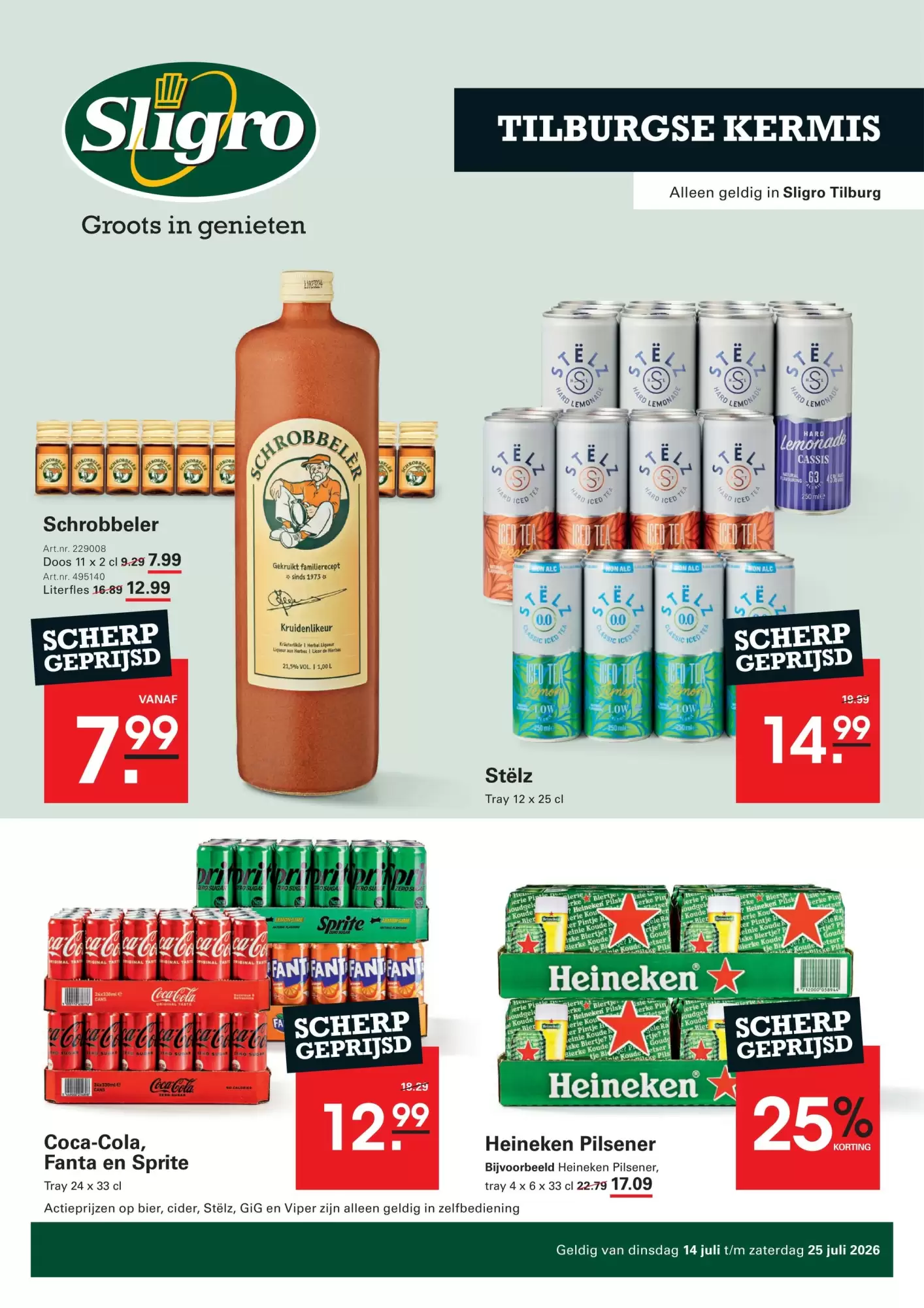 Sligro Folder Week 29 – 16.07.2026 – 25.07.2026