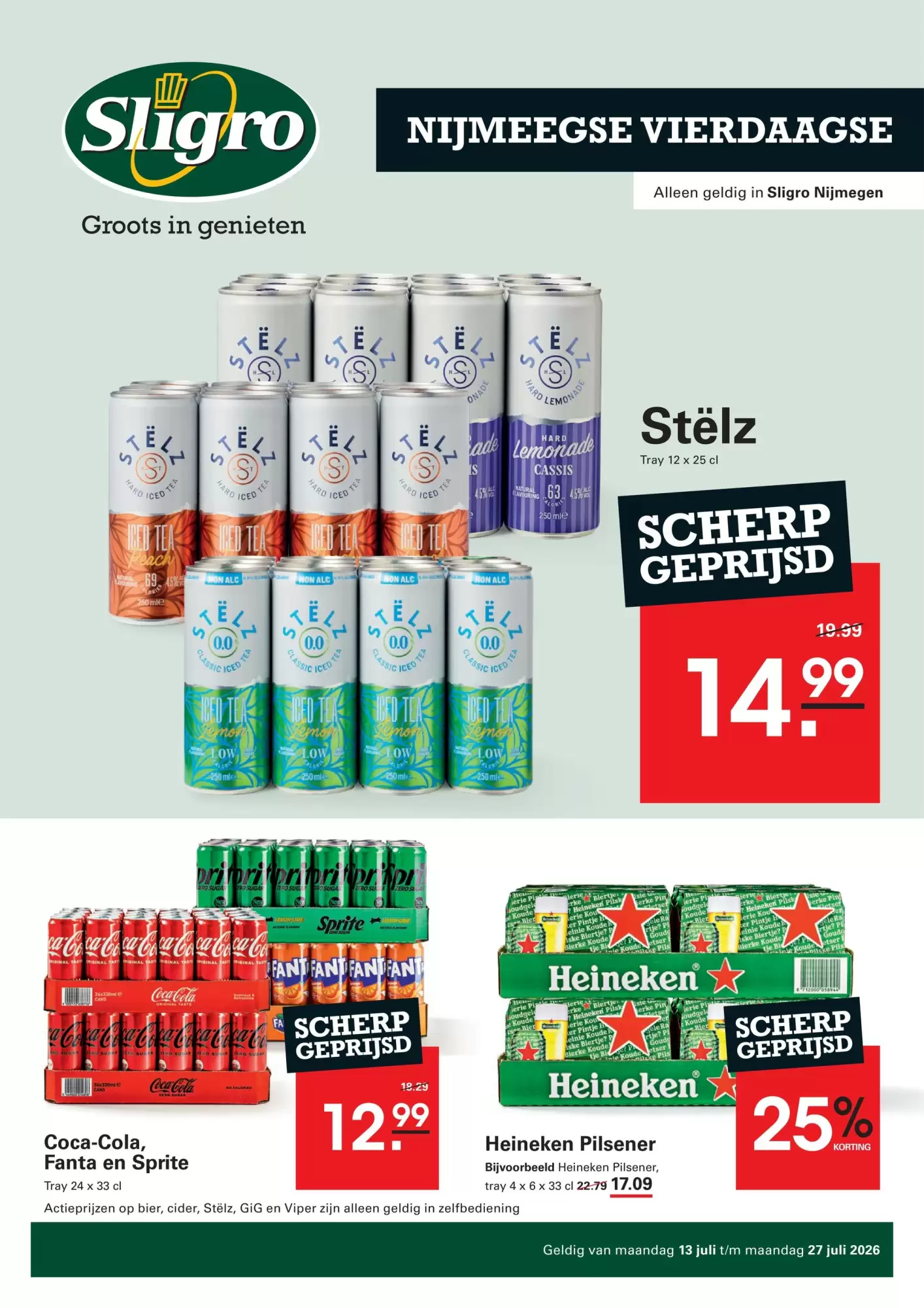 Sligro Folder Week 29 – 16.07.2026 – 27.07.2026