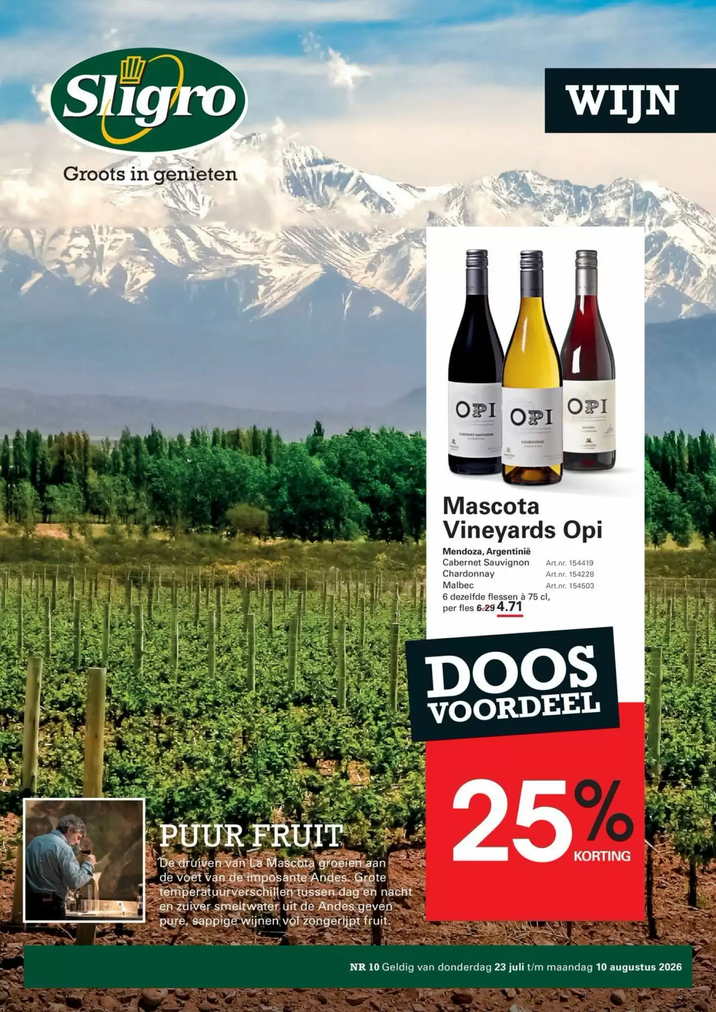 Sligro Folder Week 30 – 23.07.2026 – 10.08.2026