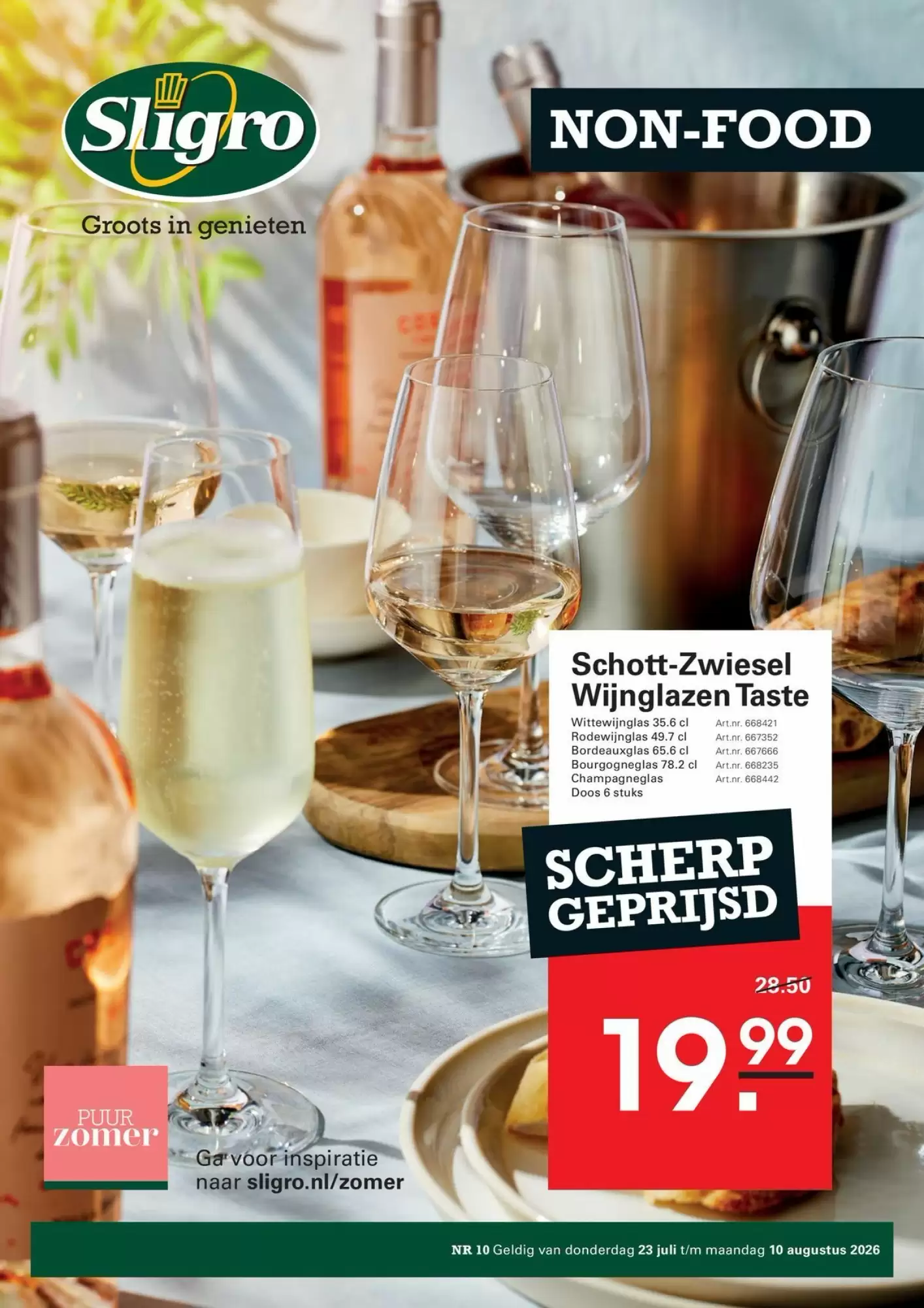 Sligro Folder Week 30 – 23.07.2026 – 10.08.2026